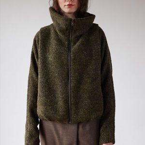 Oversized Italian Wool “Bomber” by Lu